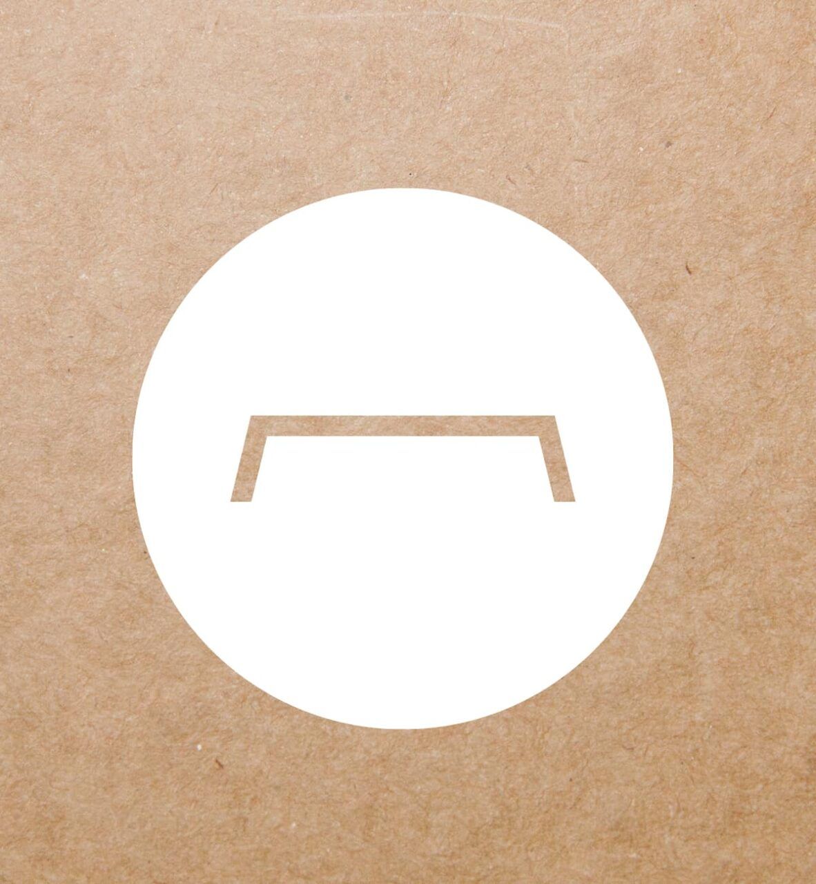 monogramme du logo Atelier Emmaus en blanc