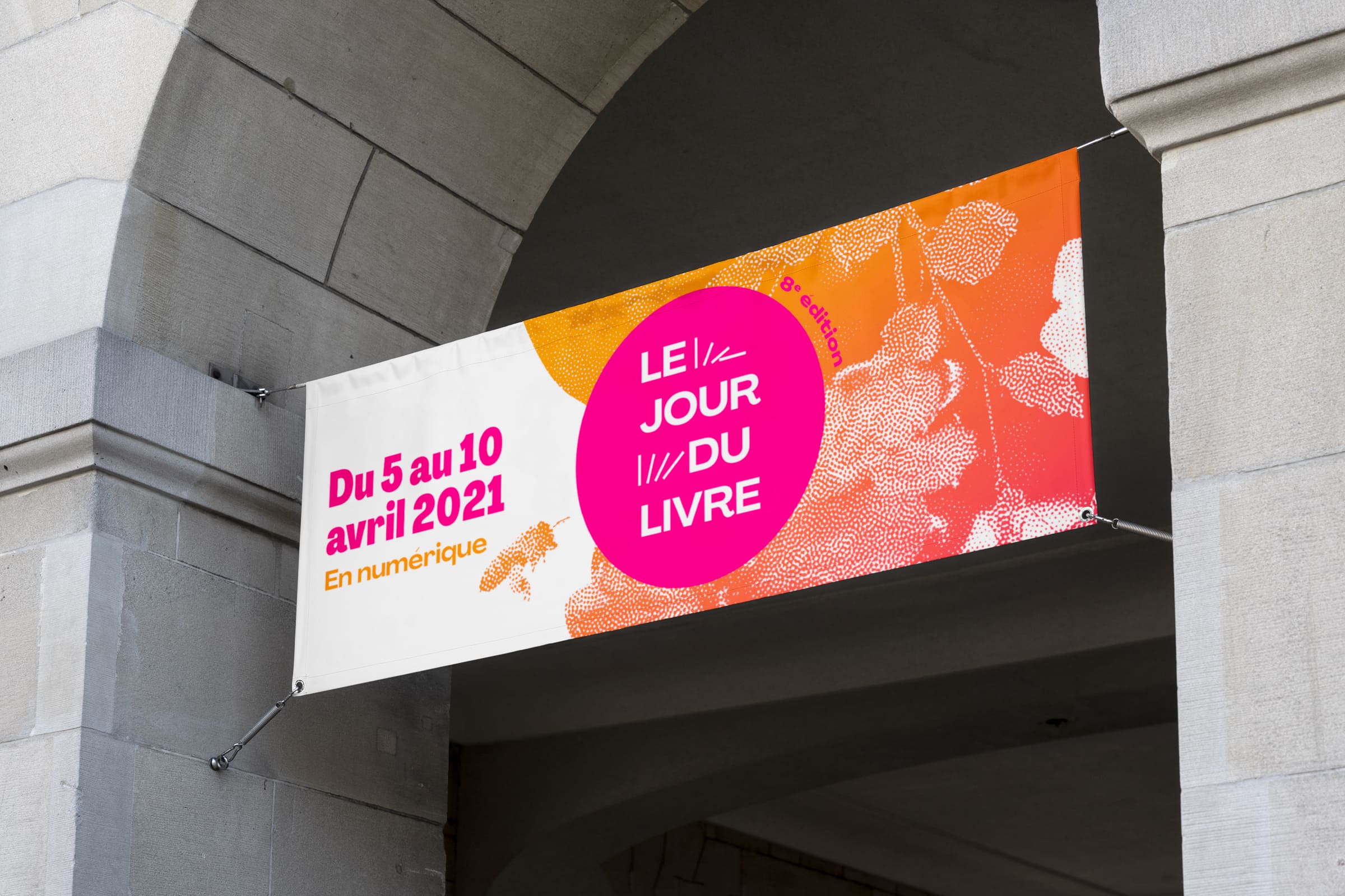 Bâche extérieure pour le jour du livre