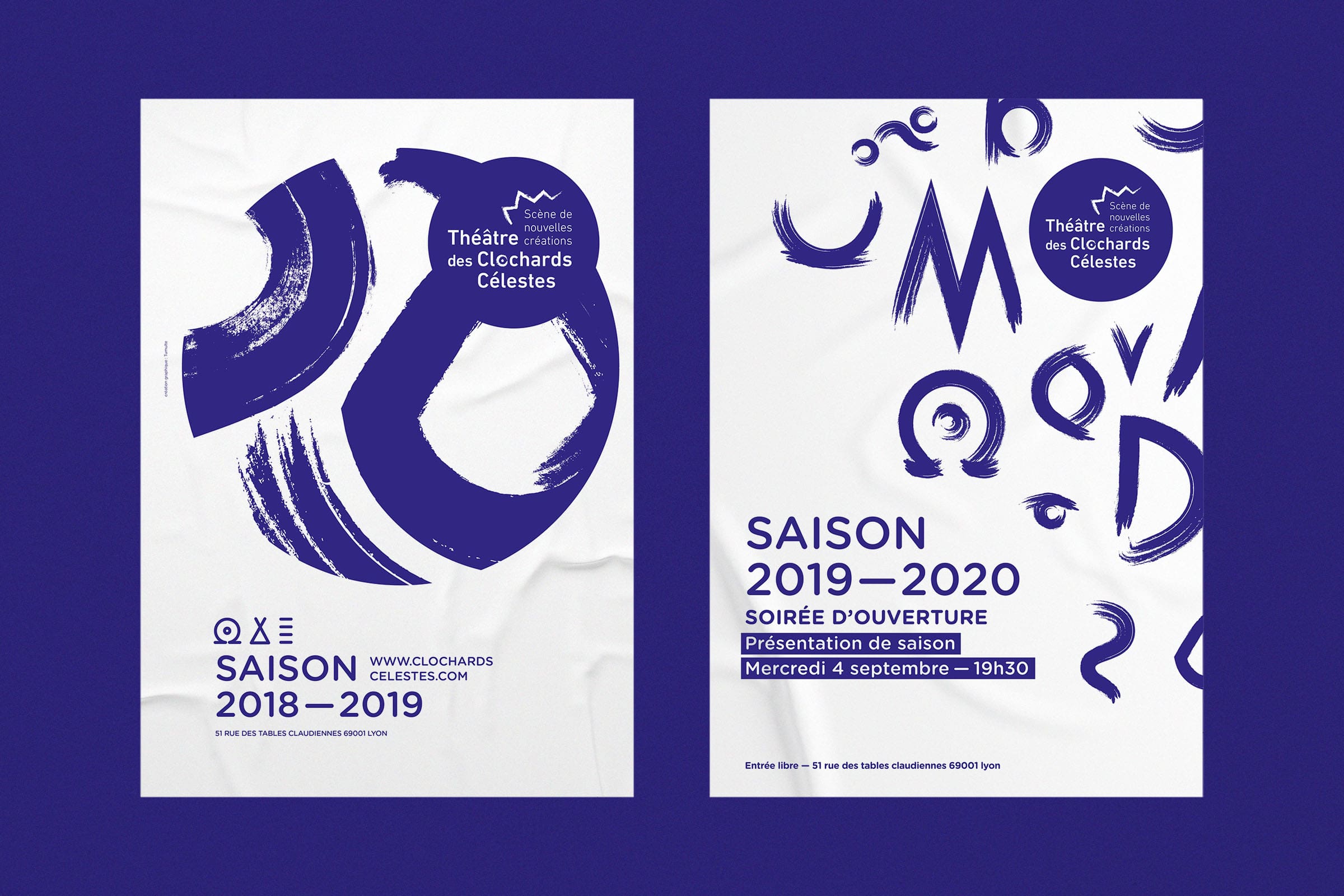 Présentation des affiches des saisons 2018 à 2020
